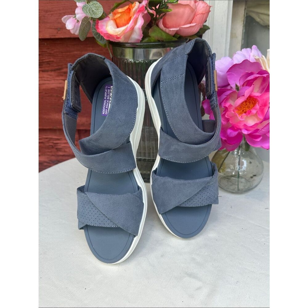 Dr Scholls Crisscross Wedge Sandals